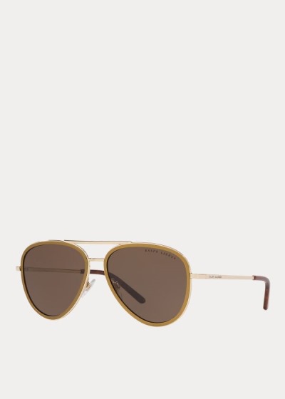 Men's Ralph Lauren Automotive Pilot Sunglasses | 389617TKD